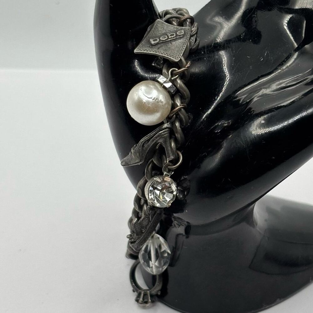 Silver Pearl Bebe Bracelet